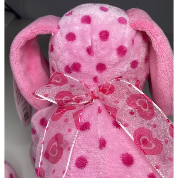 Vintage Mary Meyer Doggy Dots Plush 12” Pink Dog Polka Dot Stuffed Bean Bag NWT - Picture 6 of 12